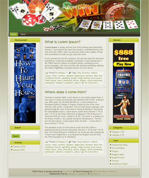 free wordpress theme Cashino Gambling Theme 5