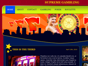 free wordpress theme Vegas Casino
