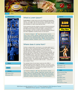 free wordpress theme Cashino Gambling Theme 2