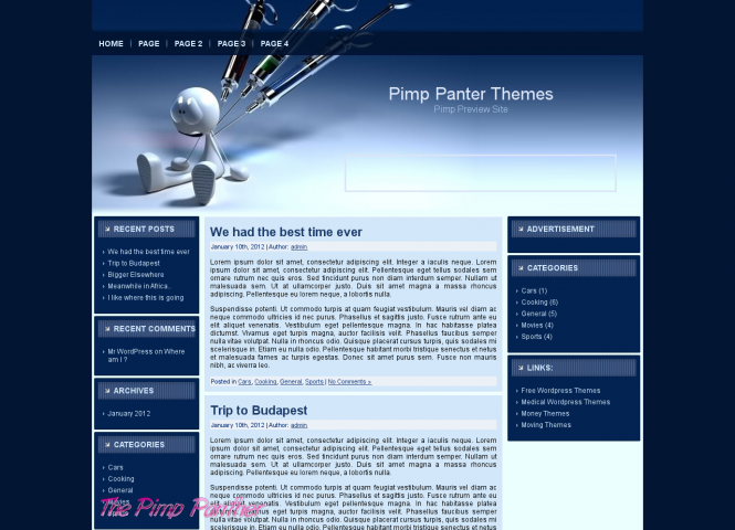 Backpain Wordpress Theme