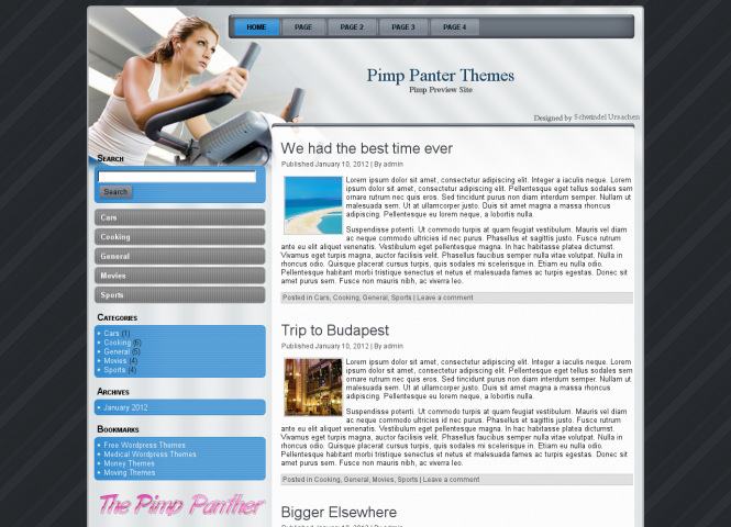 Fitness Theme WP
