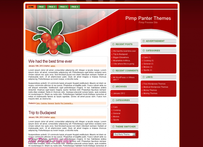 Goji Berry Theme