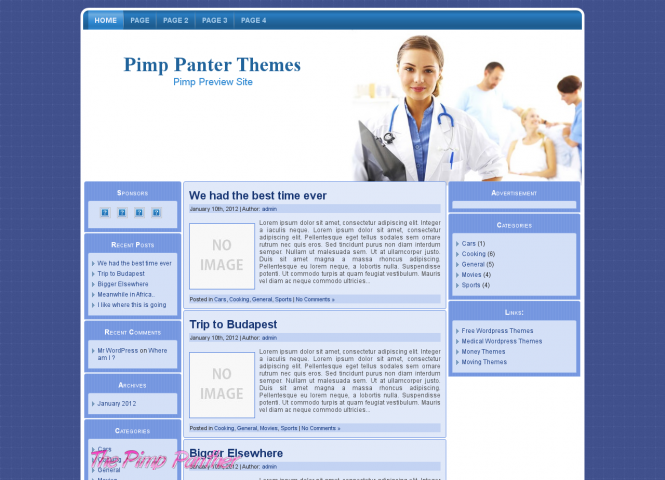 Health WP theme