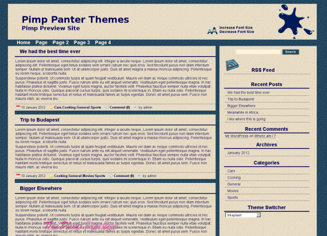 Inksplash - Minimalistic