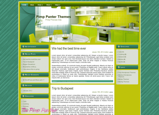 Kitchen WP Theme