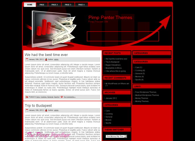 Red Money WP Theme