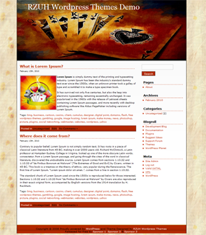 “Casino Cards” WordPress Theme 4