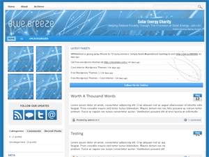 Blue Breeze Wordpress Theme