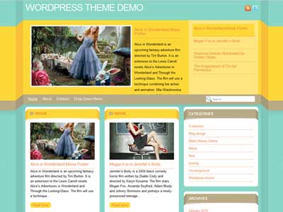 Dimenzion Free WordPress Theme