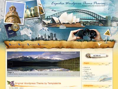 free wordpress theme Postage Sydney