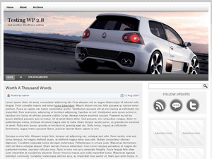 5 in 1 Golf GTI Wordpress Theme