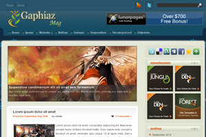 Free WordPress Theme – Gaphiaz