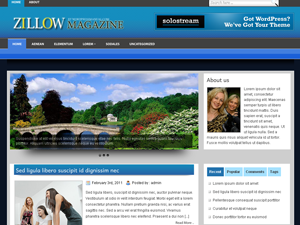 free wordpress theme ZillowMag