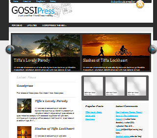 Gossipress Free WP THEME