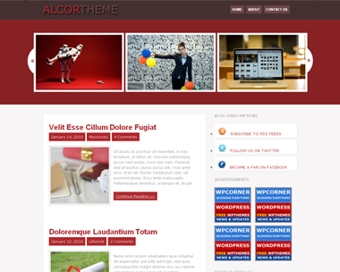 free wordpress theme Alchor Theme