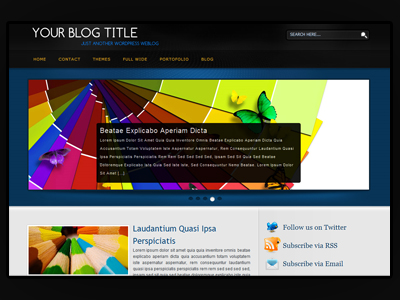free wordpress theme Charm