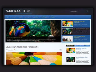 free wordpress theme Papaya