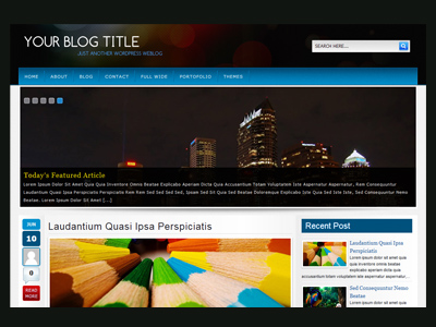 free wordpress theme Shine