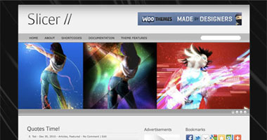 free wordpress theme Slicer WordPress Theme
