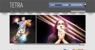 free wordpress theme Tetra WordPress Theme