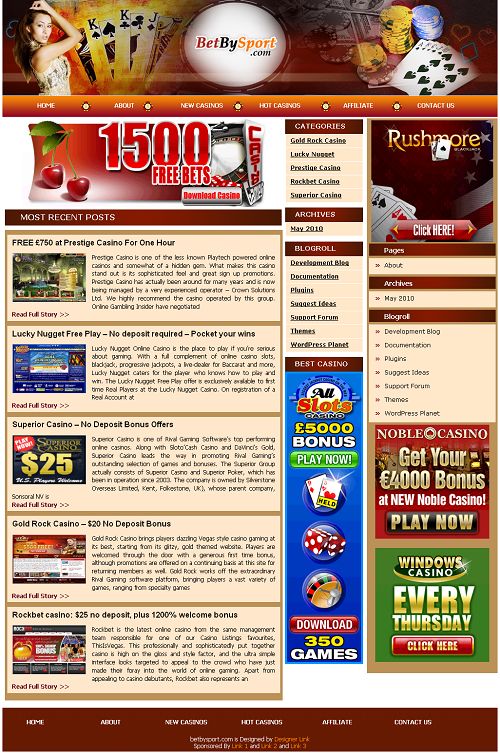 Premium Poker Theme