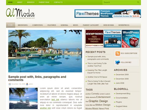 Almoda – Free Premium WordPress Theme