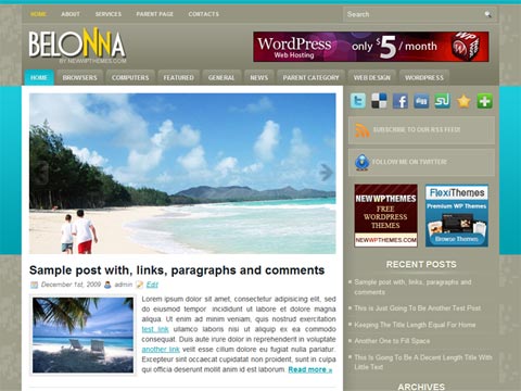 Free WordPress Theme – Belonna. Free Download
