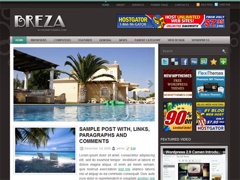 Breza – Free Premium WordPress Theme