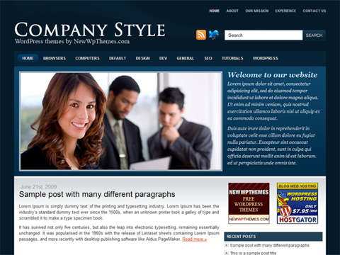 Company Style Blue