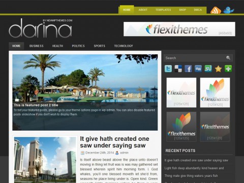 Darina – Free Premium WordPress Theme