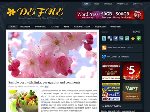 Free WordPress Theme – Defne. Free Download