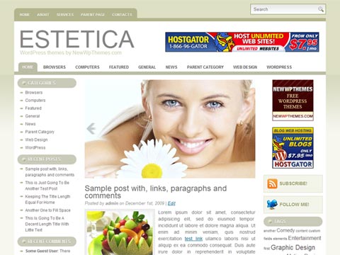 Free WordPress Theme – Estetica. Free Download