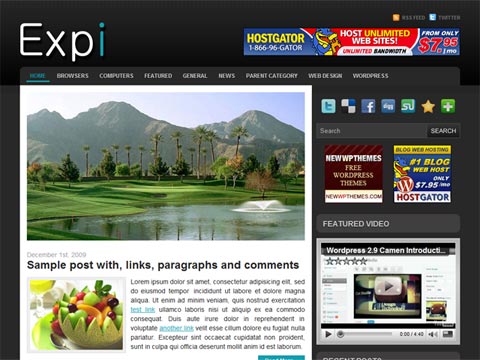 Free WordPress Theme – Expi. Free Download