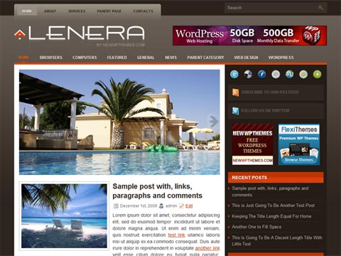 Free WordPress Theme – Lenera. Free Download