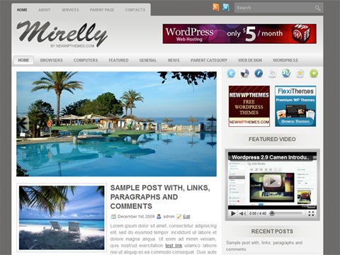 Mirelly – Free Premium WordPress Theme