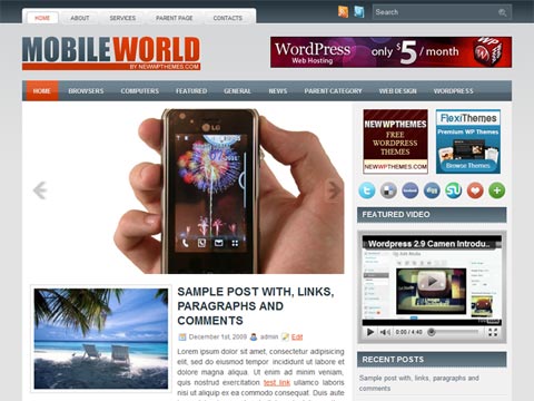 MobileWorld – Free Premium WordPress Theme
