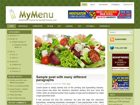 My Menu