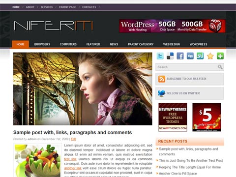 Free WordPress Theme – Niferiti. Free Download