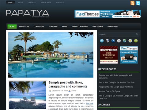 Papatya – Free Premium WordPress Theme