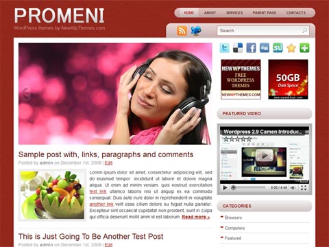 Free WordPress Theme – Promeni. Free Download