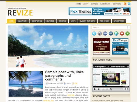 Revize – Free Premium WordPress Theme