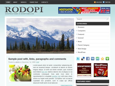 Free WordPress Theme – Rodopi. Free Download