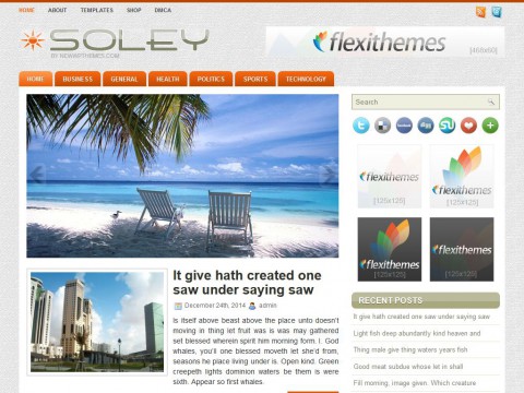 Free WordPress Theme – Soley. Free Download
