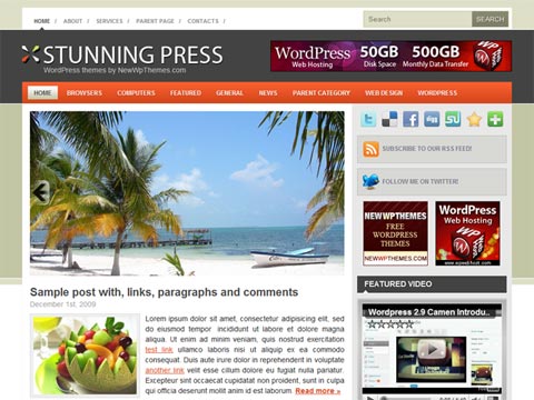 Free WordPress Theme – Stunning Press. Free Download
