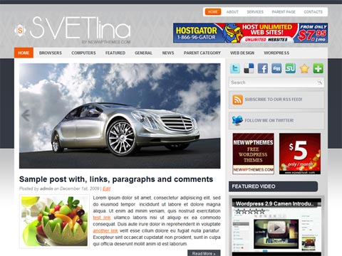 Free WordPress Theme – Svetlina. Free Download