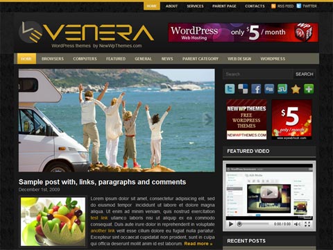 Free WordPress Theme – Venera. Free Download