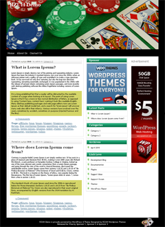 free wordpress theme Casino Stakes Theme 20