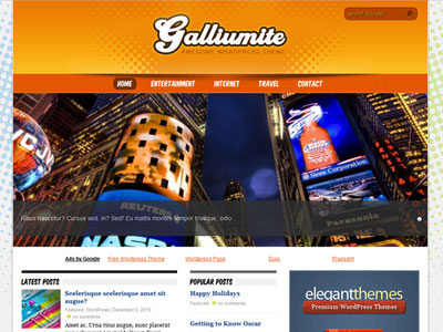 free wordpress theme Galliumite