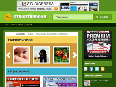 free wordpress theme Strontiumpon
