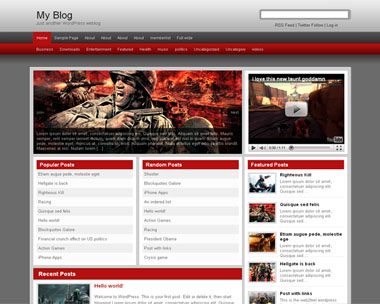 free wordpress theme Aristo